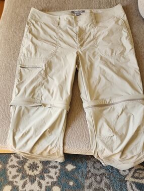 Gander Mountain Convertible Zip-Off Hiking Pants - Light Beige